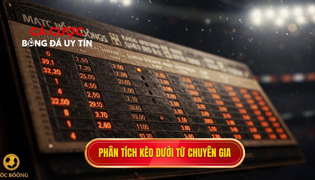 Phần 1_ Nền Tảng Quan Trọng – Phân Tích Kèo Cửa Dưới Góc Độ Chuyên Gia