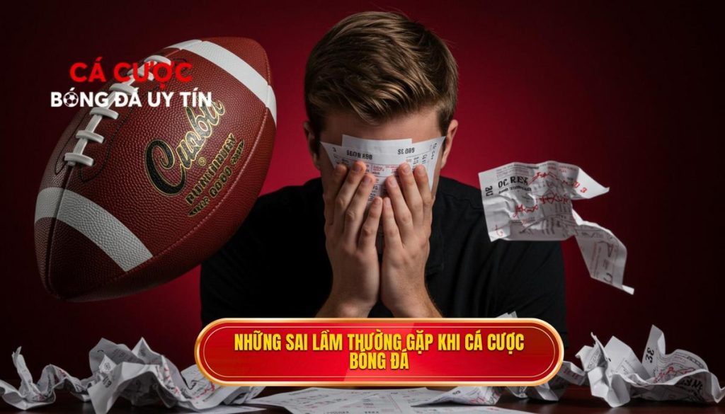 những sai lầm thường gặp khi cá cược bóng đá