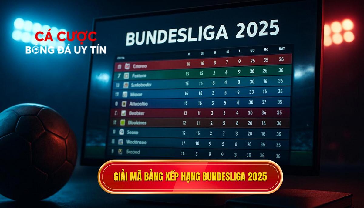 Giải Mã Bảng Xếp Hạng Bundesliga 2025_ Cục Diện Sau Giai Đoạn Nước Rút