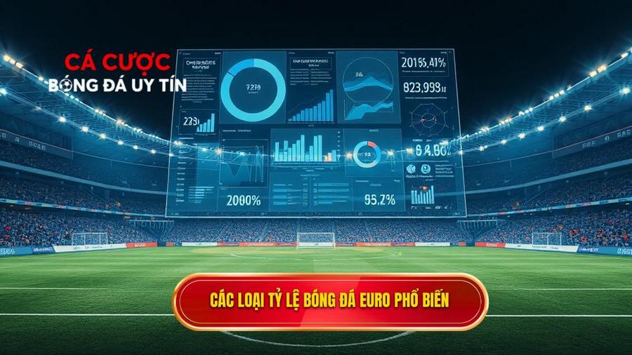 Các loại tỷ lệ bóng đá Euro phổ biến nhất hiện nay