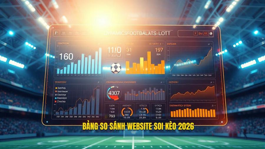 Bảng so sánh các Top website soi kèo bóng đá uy tín nhất 2026