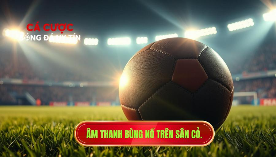 Âm thanh bùng nổ trên sân cỏ.