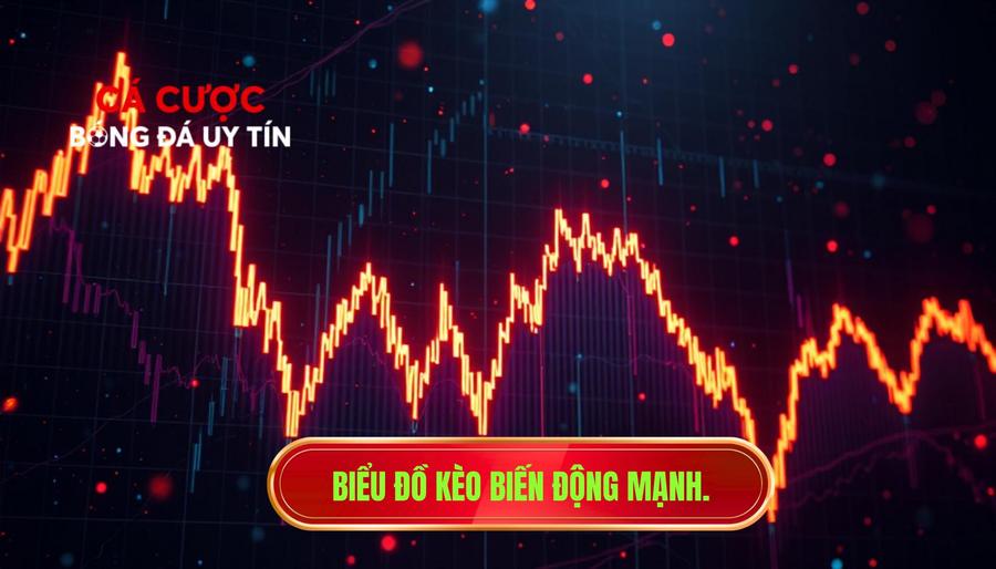 Biểu đồ kèo biến động mạnh.