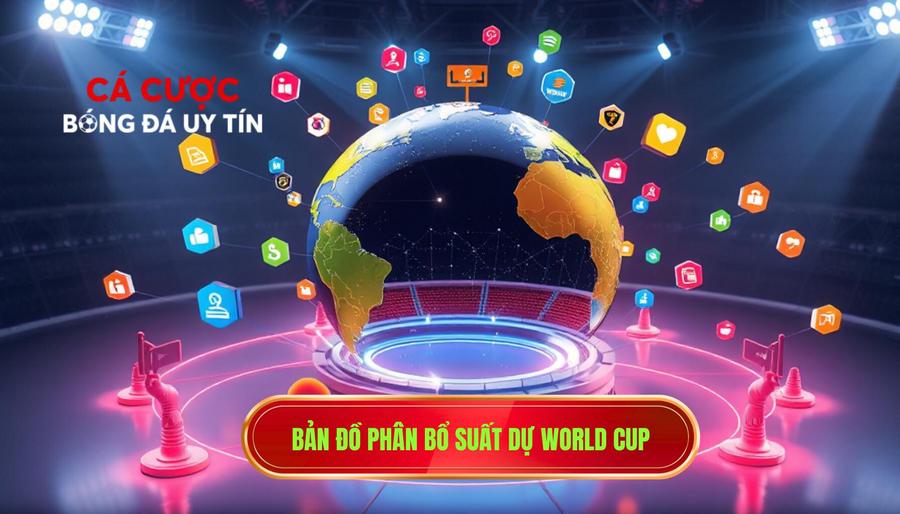 2. Bản đồ phân bổ suất dự World Cup