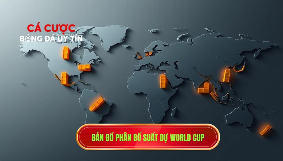2. Bản đồ phân bổ suất dự World Cup