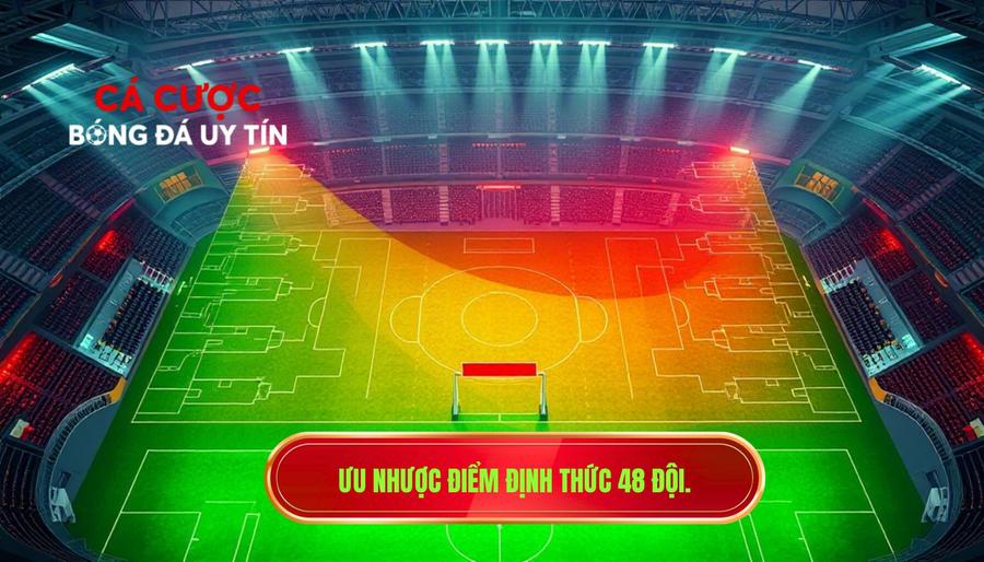 3. Ưu nhược điểm định thức 48 đội.